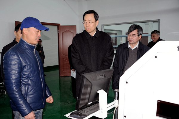 泰州市委書記、市人大常委會主任藍紹敏蒞臨公司調(diào)研項目建設情況